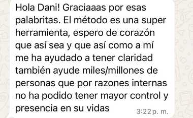 Testimonio de un participante